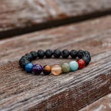 Kép betöltése a galériamegjelenítőbe: 7 csakra ásványkarkötő