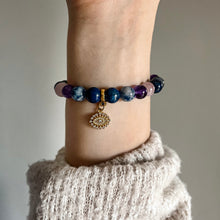 Kép betöltése a galériamegjelenítőbe: Harmadik szem csakra karkötő