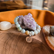 Kép betöltése a galériamegjelenítőbe: Szűz horoszkóp ásvány karkötő