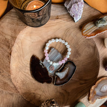 Kép betöltése a galériamegjelenítőbe: Rák horoszkóp ásvány karkötő